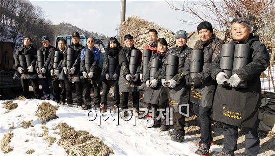 보성군공무원노동조합, 한파 녹이는 사랑의 연탄배달