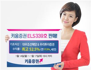 키움증권, 연 최고 17.5% 수익 ELS 339호 판매