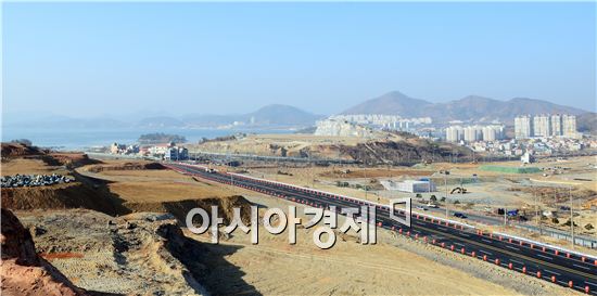 여수시, 송현삼거리 ~ 문수주공아파트 구간 임시 우회도로 운영 