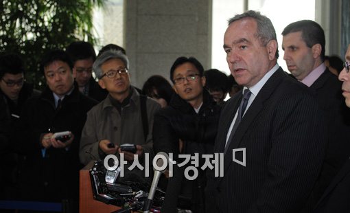 [포토]기자회견 가지는 캠벨 미국 국무부 차관보 