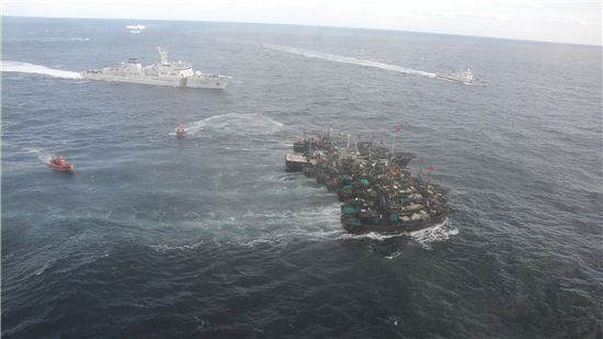 서해해경청, “해양주권 수호” EEZ 총출동