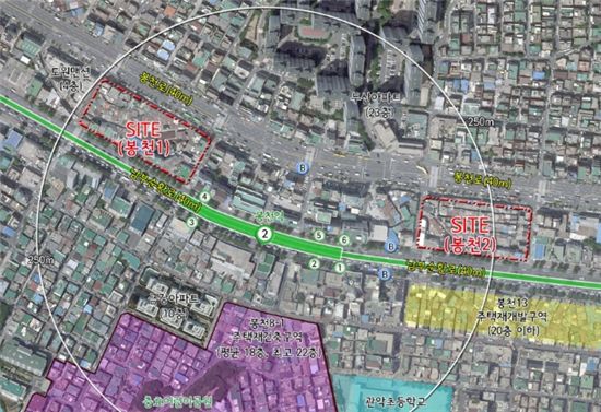 봉천 1·2 구역에 역세권 시프트 125가구 들어선다 