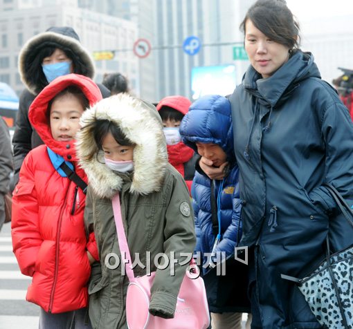 [포토]"견학 가는 날인데 너무 추워요"