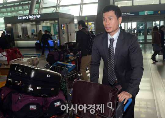 [포토] 송지만 '미국 애리조나로 떠나요'