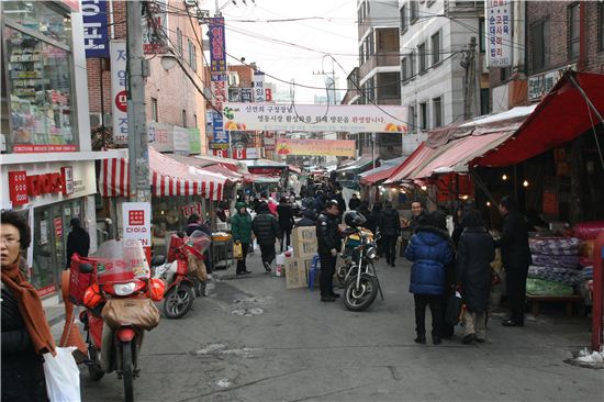 전통시장에서 맛보는 만원의 행복