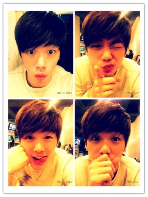 에릭남, 데뷔 앞두고 '귀요미' 4종 셀카 공개