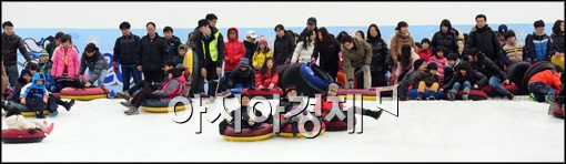 [포토]붐비는 눈썰매장