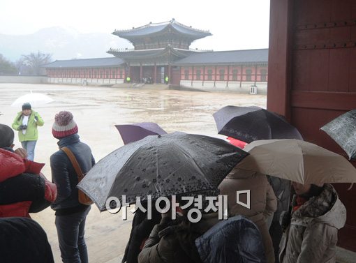 [포토]"비가 와도 아름다운 경복궁"