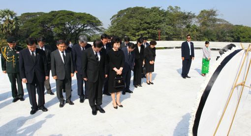 姜의장, 미얀마 아웅산 국립묘지 참배