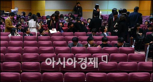 [포토]즐거운 날이지만 텅 빈 사법연수원