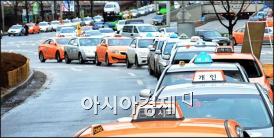 영·호남 택시 운행중단.. 참여율 평균 14%