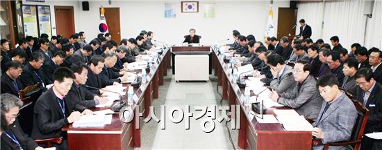 고흥군, ‘확대간부회의’ 꼼꼼한 행정 돋보여...