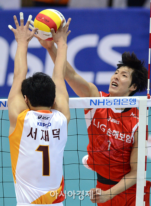 [포토] 주상용-서재덕 '때리고 막고'