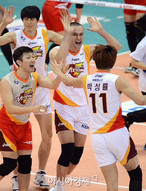[포토] KEPCO 득점 기쁨