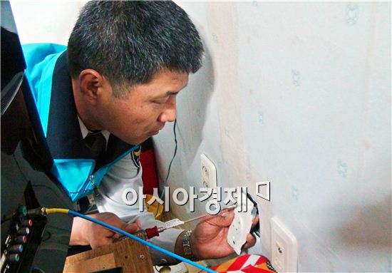 함평경찰 IT봉사단, 따뜻한 온정의 손길 지역사회 훈훈