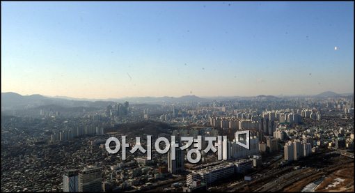 [포토]파란 하늘, 기온은 한파