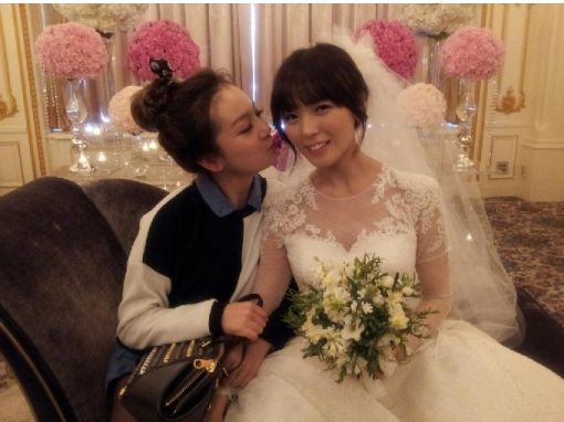 주, 선예 신부대기실 공개…"결혼 축복해주세요"