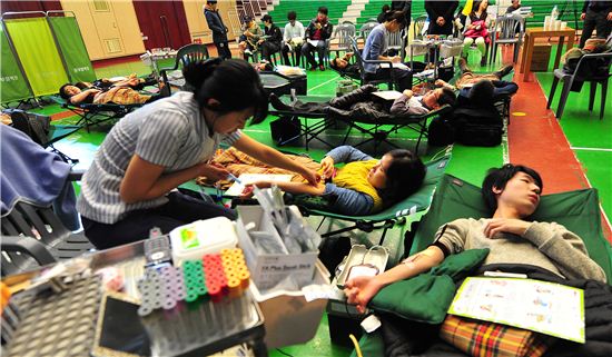 동대문구 직원들 헌혈 열기 후꾼