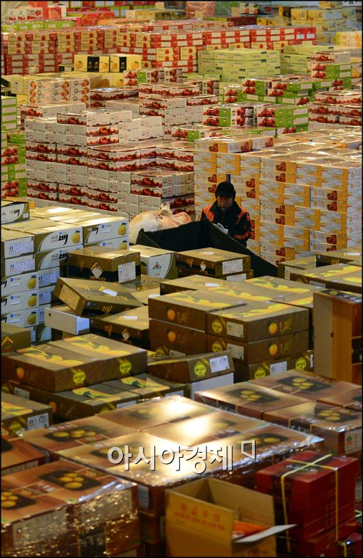 [포토]민족 최대 명절 설 앞둔 가락시장