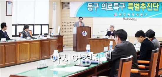 [포토]광주시 동구, 의료특구 특별추진단 회의