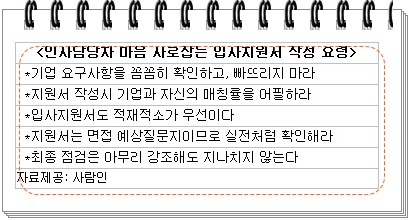 그 기업을 파악하고 맞춤형 나를 세일하라