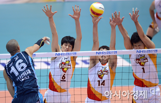 [포토] KEPCO '레오를 막아라'