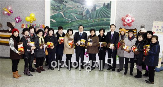 보성군, 추운 겨울 행복 잇기 봉사단이 떴다