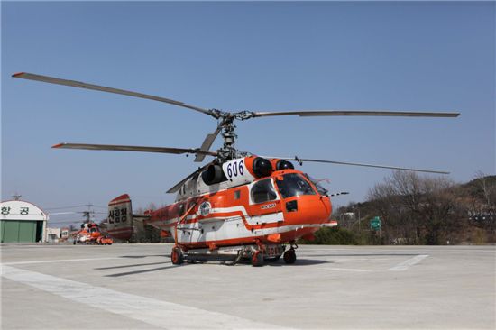 영남권 산림헬기 봄철산불조심기간 비상근무