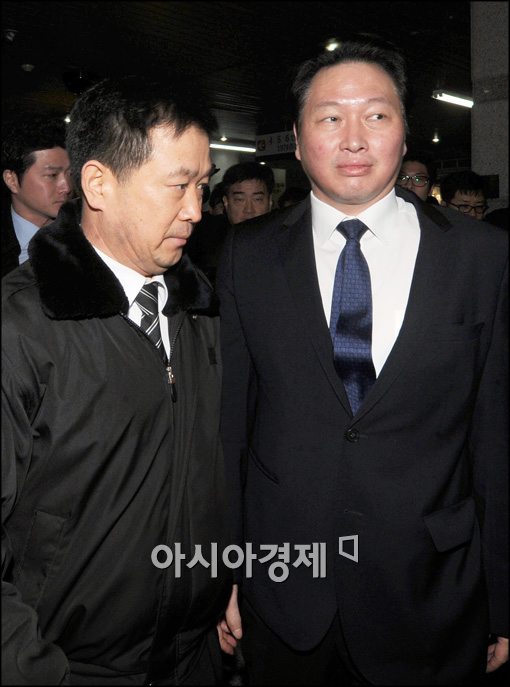 [포토]입다문 최태원 회장