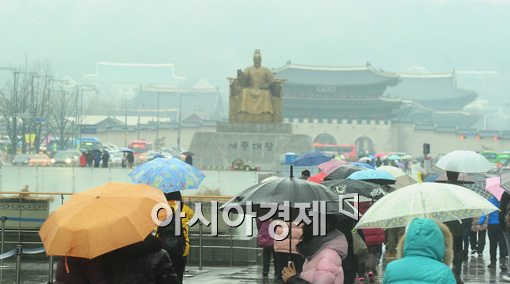 [포토]비 내려도 아름다운 서울 