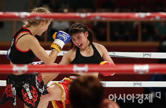 [포토] 이지원 '끝까지 포기란 없다'