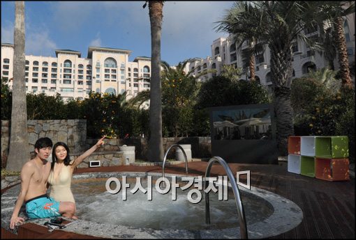 [포토]롯데호텔제주 야외 스파&가든 '해온' 오픈