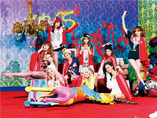 소녀시대, 한국-대만 월간차트 1위 '변함없는 인기' 
