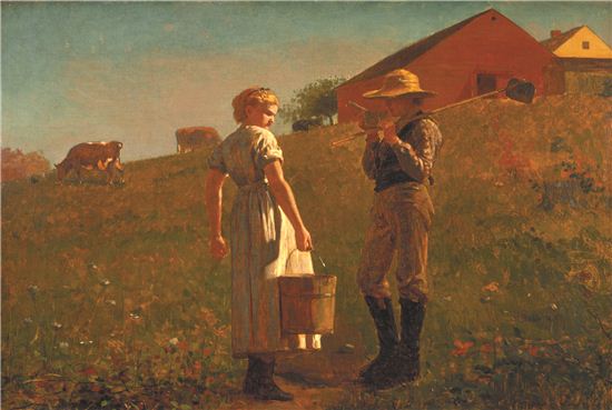 윈슬로 호머, 1874년 작, 캔버스에 유채.
