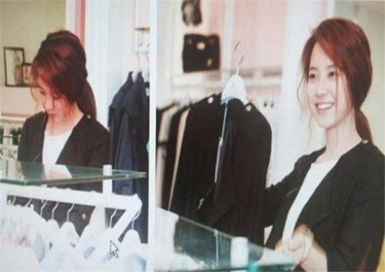송지효 옷가게 포착, '이것이 바로 자연미'
