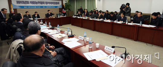 [포토] 새 농구협회장 선출하는 대한농구협회 정기대의원 총회