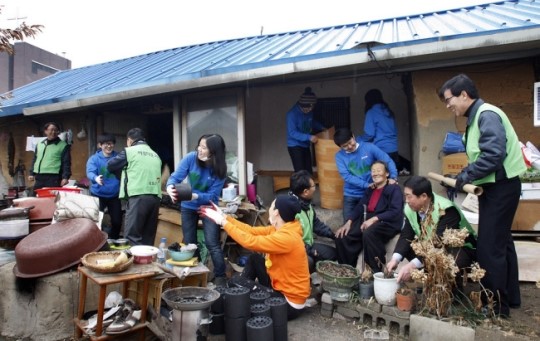 금호건설, 익산지역 독거노인 찾아 봉사활동