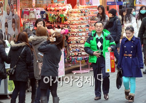 [포토]명동 거리 곳곳 중국인 관광객 