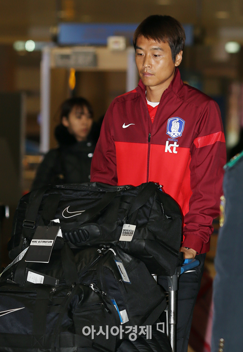 [포토] 이동국 '아쉬움과 함께 귀국'