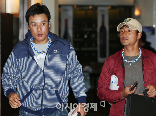 [포토] 이승엽-김상수 'WBC 대표팀 합류합니다'