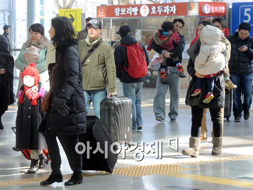 [포토]서울로 돌아온 시민들 