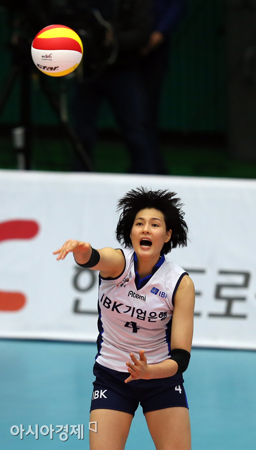 [포토] 김희진 강서브