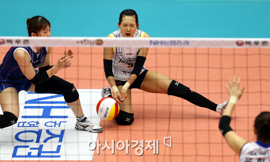 [포토] 김해란 '앗 나의 실수'