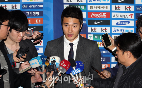 [포토] 귀국 소감 밝히는 박종우