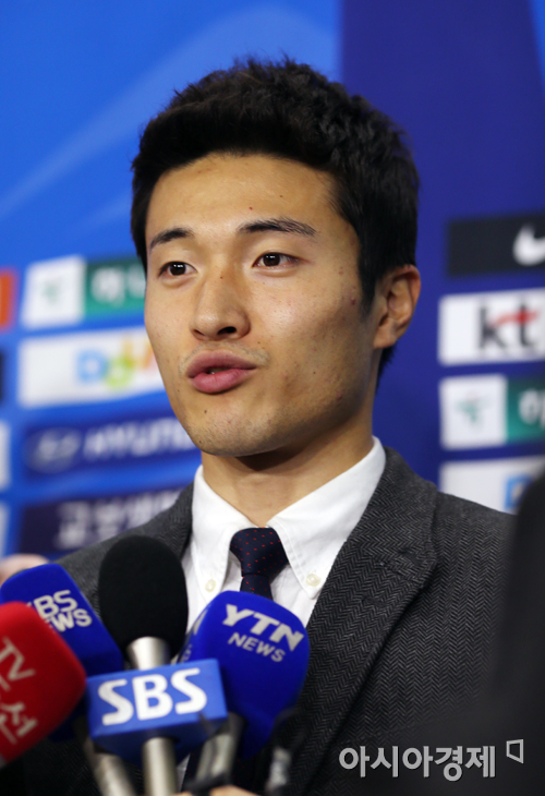 [포토] 독도남 박종우 귀국 인터뷰