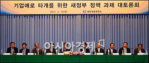 [포토]기업애로 타개를 위한 새정부 정책 과제 대토론회 개최