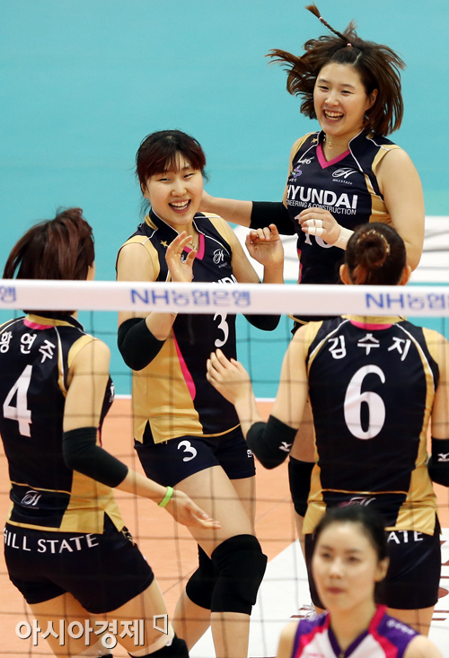 [포토] 염혜선 '서브 에이스~'