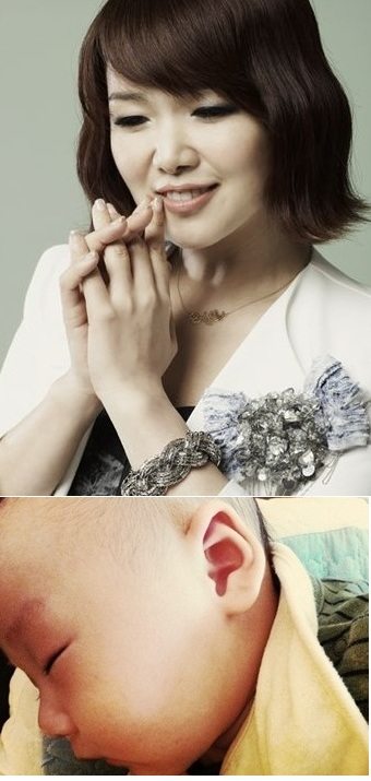 서영은 아들공개, 꼭 닮은 통통한 볼살 '귀여워'