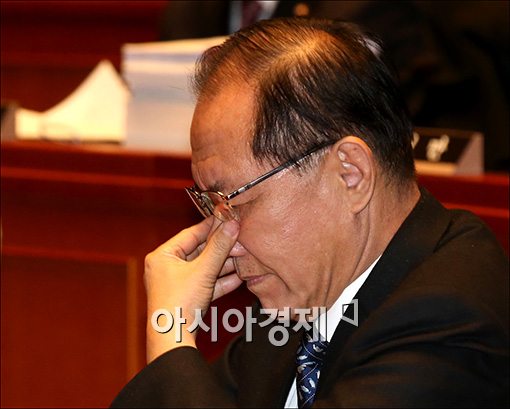 [포토]'정부조직 개편안' 결렬··· 심각한 황우여 대표