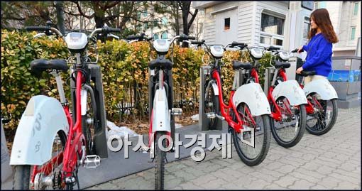 [포토]서울시 공공자전거 운행